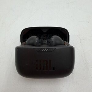 JBL Tune 230NC TWS Bluetooth Noise Cancelling Earbuds Black Tested No Charger